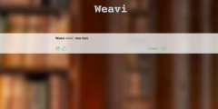 Weavi：非线性写作神器