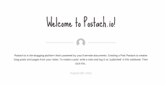 postach.io：印象笔记变身个人博客